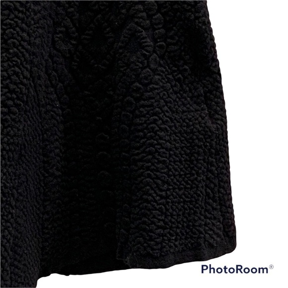 SAM Edelman Black Sweater Knit Sleeveless Fit and Flare Dress Size S - Picture 6 of 8
